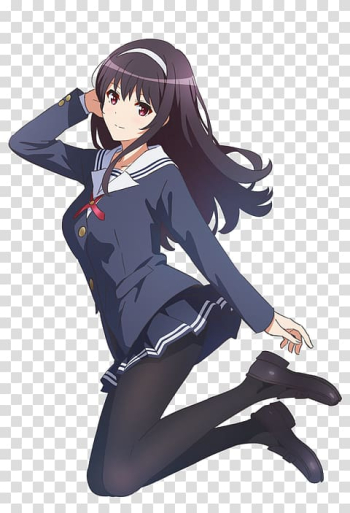 Saekano: How to Raise a Boring Girlfriend Utaha Kasumigaoka Desktop Anime Theme, Anime transparent background PNG clipart