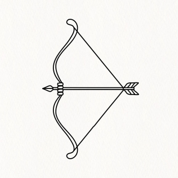 Sagittarius zodiac sign, line art | Free Vector - rawpixel Sagittarius zodiac sign, line art | Free Vector - rawpixel