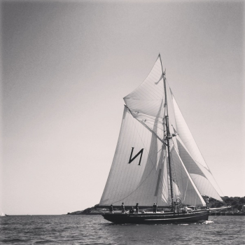Sail Boat on Sea Sail Boat on Sea
