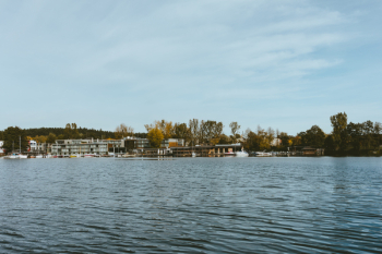 Sailing center by the lake Sailing center by the lake