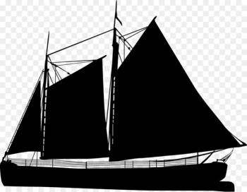 Sailing ship Brigantine Boat Vector graphics - telecommunication silhouette 