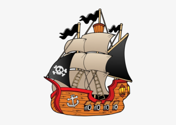 Sailing Ship Clipart Transparent Background - Pirate Clip Art ...