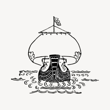 Sailing ship clipart, vintage hand | Free Vector - rawpixel Sailing ship clipart, vintage hand | Free Vector - rawpixel