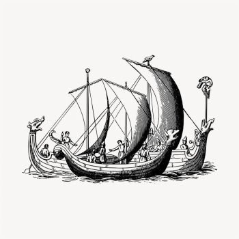 Sailing ship illustration clipart vector. | Free Vector - rawpixel Sailing ship illustration clipart vector. | Free Vector - rawpixel