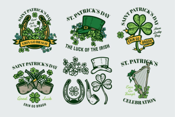 Saint Patrick's Day Badges