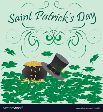 Saint patricks day vector image Saint patricks day vector image