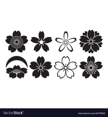 sakura flower icon set free sakura flower icon set free