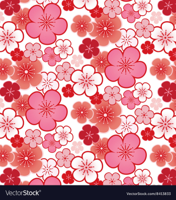 Sakura Pattern vector image Sakura Pattern vector image