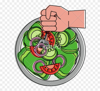 Salad Healthy Food Vector - Food Salad Healthy Food Vector - Food