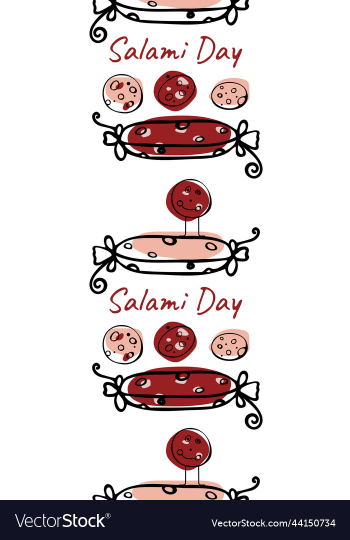 salami day doodle flat salami day doodle flat