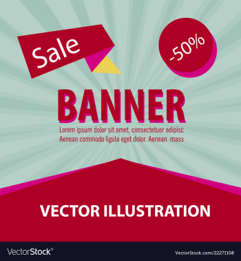 Sale banner big sale banner template design sale vector image Sale banner big sale banner template design sale vector image