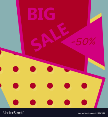 Sale banner big sale banner template design sale vector image Sale banner big sale banner template design sale vector image