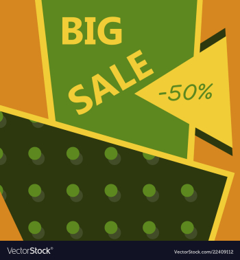 Sale banner big sale banner template design sale vector image Sale banner big sale banner template design sale vector image