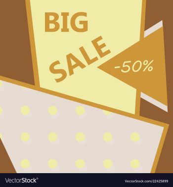 Sale banner big sale banner template design sale vector image Sale banner big sale banner template design sale vector image