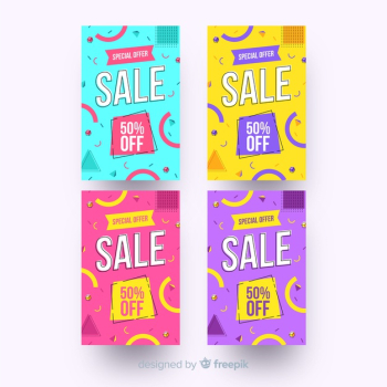 Sale banner template, mega deal discount offer Free Vector Sale banner template, mega deal discount offer Free Vector