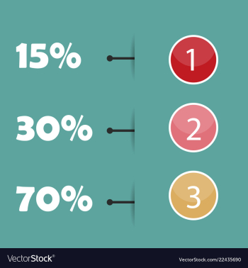 Sale discount icons special offer price signs vector image Sale discount icons special offer price signs vector image