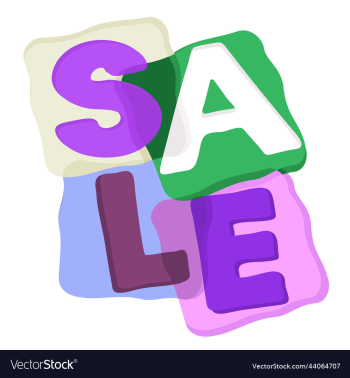 sale isolated with lettering sale isolated with lettering