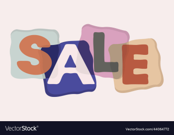sale isolated with lettering sale isolated with lettering