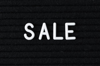 Sale Lettering Close Up Sale Lettering Close Up