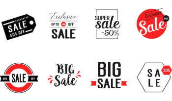 Sale logo collection Sale logo collection