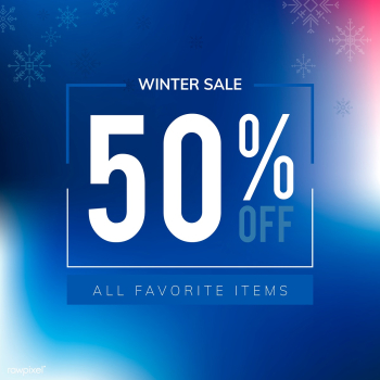 Sale promotion ad poster design template | Free stock vector - 519269