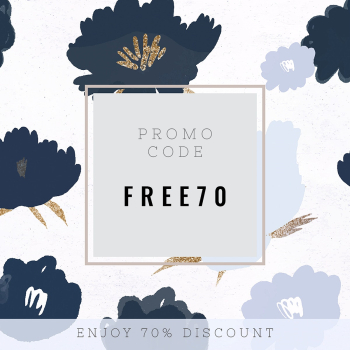 Sale promotion text floral frame psd Sale promotion text floral frame psd