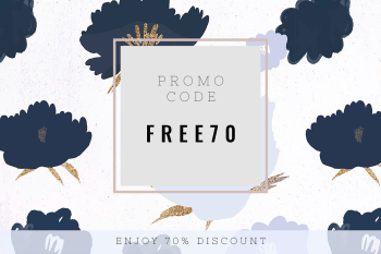 Sale promotion text floral frame psd Sale promotion text floral frame psd