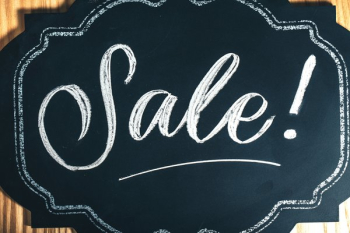 Sale Sign In Chalk