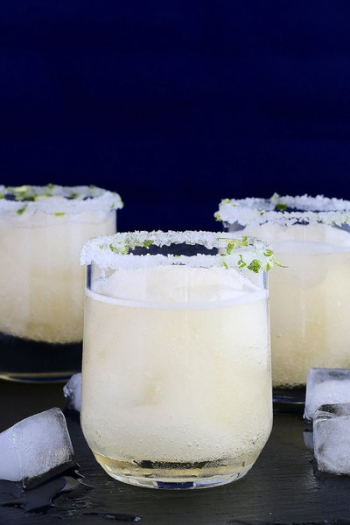 Salted Rims On Margarita Cocktails Salted Rims On Margarita Cocktails