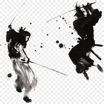 Samurai Drawing Painting Art Warrior - Japanese samurai ink Samurai Drawing Painting Art Warrior - Japanese samurai ink