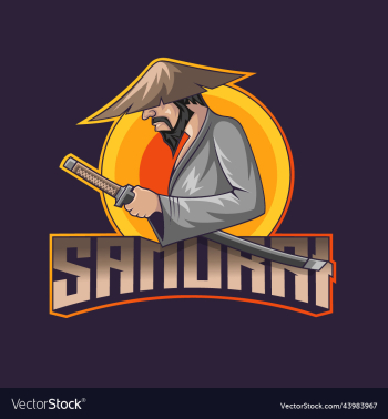 samurai mascot logo samurai mascot logo