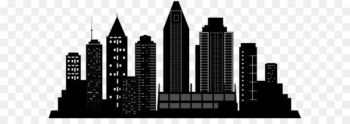 San Diego Silhouette Skyline - City Silhouette PNG Clip Art 
