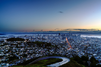 San Francisco before sunrise San Francisco before sunrise