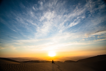 Sand Dunes During Golden Hour Sand Dunes During Golden Hour