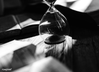 Sandglass on a table | Free stock photo - 48664 Sandglass on a table | Free stock photo - 48664