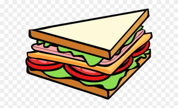 Sandwich Half Clip Art - Sandwich Clipart