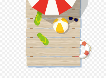 Sandy Beach Cartoon - Vector cartoon beach element Sandy Beach Cartoon - Vector cartoon beach element