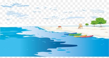 Sandy Beach Illustration - Vector Beach Sandy Beach Illustration - Vector Beach
