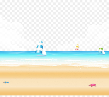 Sandy Beach Shore Sea - Vector beach Sandy Beach Shore Sea - Vector beach
