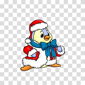 Santa chick , Christmas Bruce transparent background PNG clipart Santa chick , Christmas Bruce transparent background PNG clipart