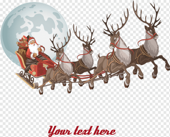 Santa Claus art, Santa Claus parade, Christmas reindeer and Santa Claus, antler, mammal, christmas Decoration png