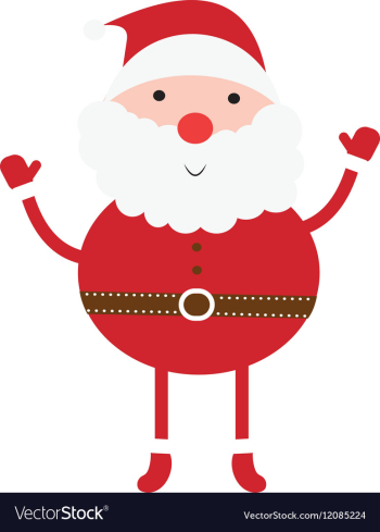 Santa claus cartoon icon image vector image Santa claus cartoon icon image vector image