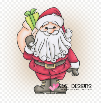Santa Claus CC Designs Rubber Stamp - Roberto's Rascals Santa RB1183 C C Designs Rubber Stamps Postage Stamps - santa rubber stamps 