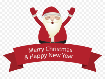 Santa Claus Christmas decoration - Lovely decorative pattern red Santa Claus 