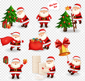 Santa Claus Christmas Gift Illustration, Santa Claus, happy Birthday Vector Images, christmas Decoration, fictional Character png