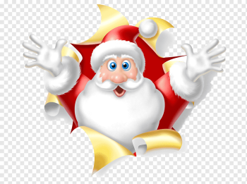 Santa Claus Christmas Gift, Santa Claus, painted, holidays, hand png Santa Claus Christmas Gift, Santa Claus, painted, holidays, hand png