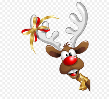 Santa Claus Christmas Humour Clip art - Christmas Reindeer Santa Claus Christmas Humour Clip art - Christmas Reindeer