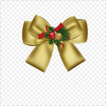 Santa Claus Christmas Ribbon Clip art - Golden ribbon Santa Claus Christmas Ribbon Clip art - Golden ribbon