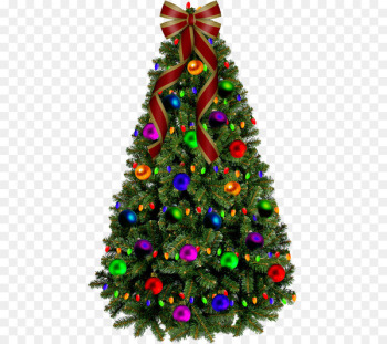 Santa Claus Christmas tree Christmas Day Tree-topper Christmas ornament - christmas tree 