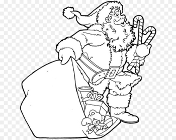 Santa Claus Coloring book Christmas Colouring Book Drawing - santa claus 